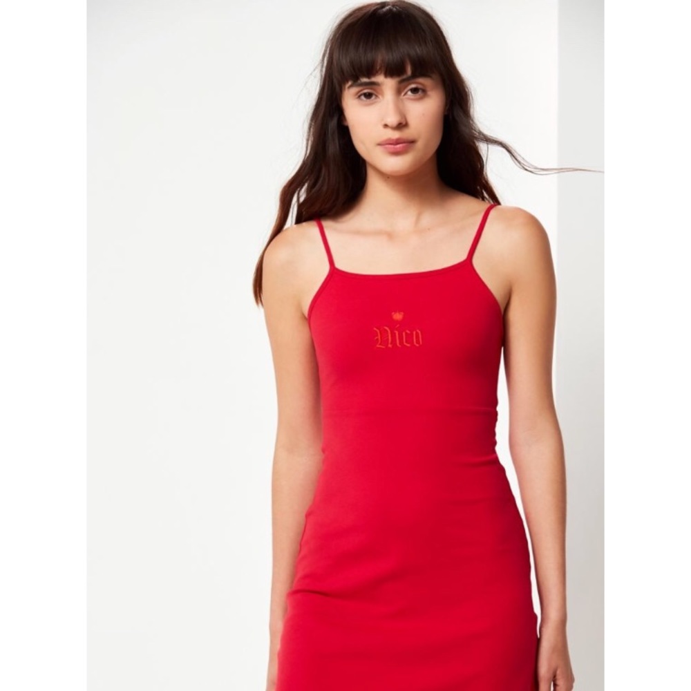 NICOPANDA Red Tank Dress